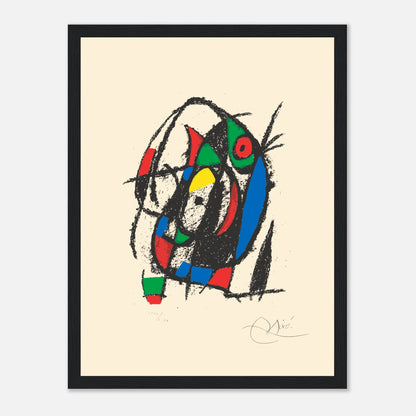 Joan Miró Plate V 1975