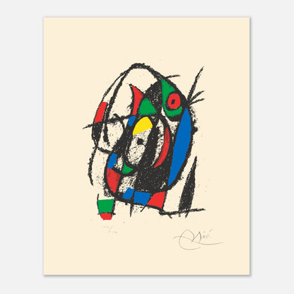 Joan Miró Plate V 1975