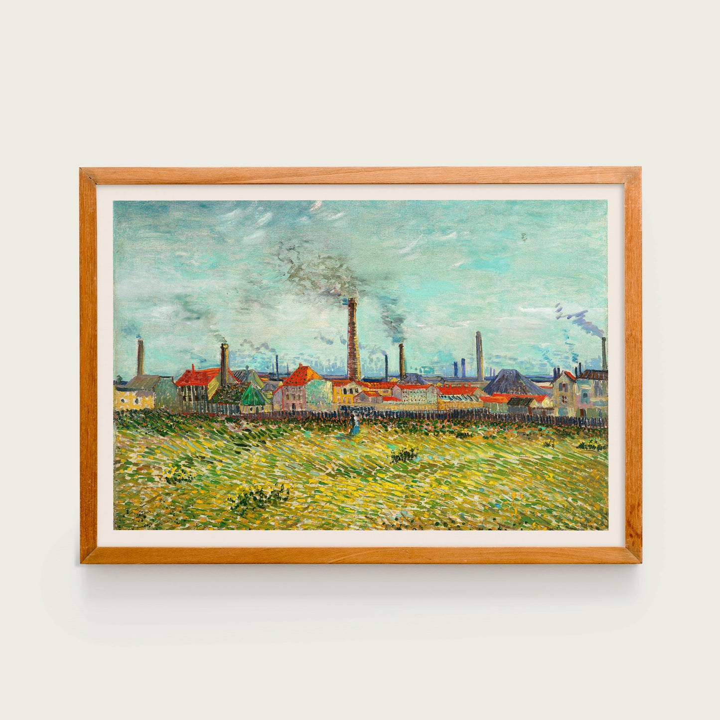 Vincent Van Gogh, Factories at Clichy, 1887