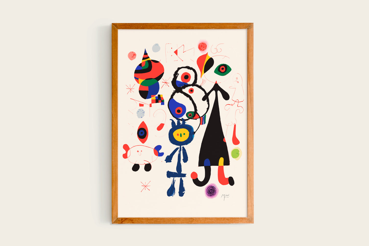 Joan Miró, Abstrakte Figuren