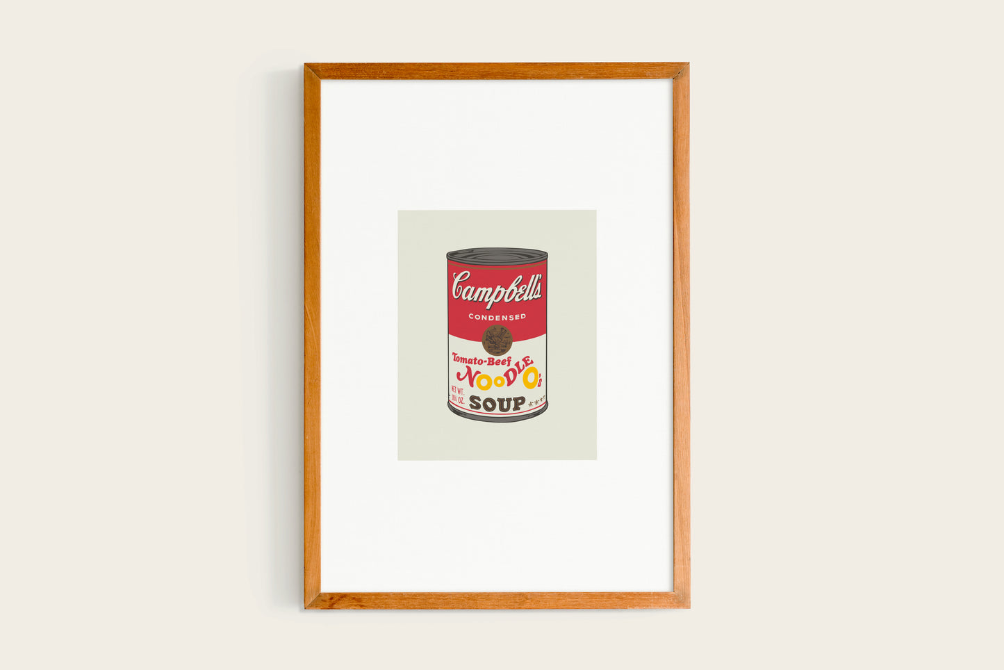 Andy Warhol, Campbell's Soup Cans, Noodle Os 1968