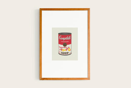 Andy Warhol, latas de sopa Campbell, Noodle Os 1968