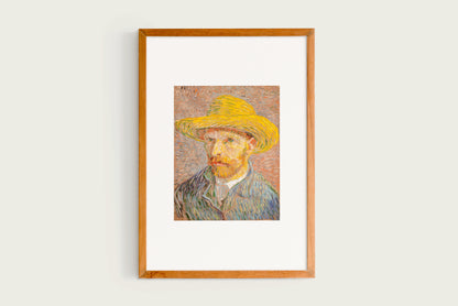 Vincent Van Gogh, Autoportrait au chapeau de paille, 1887