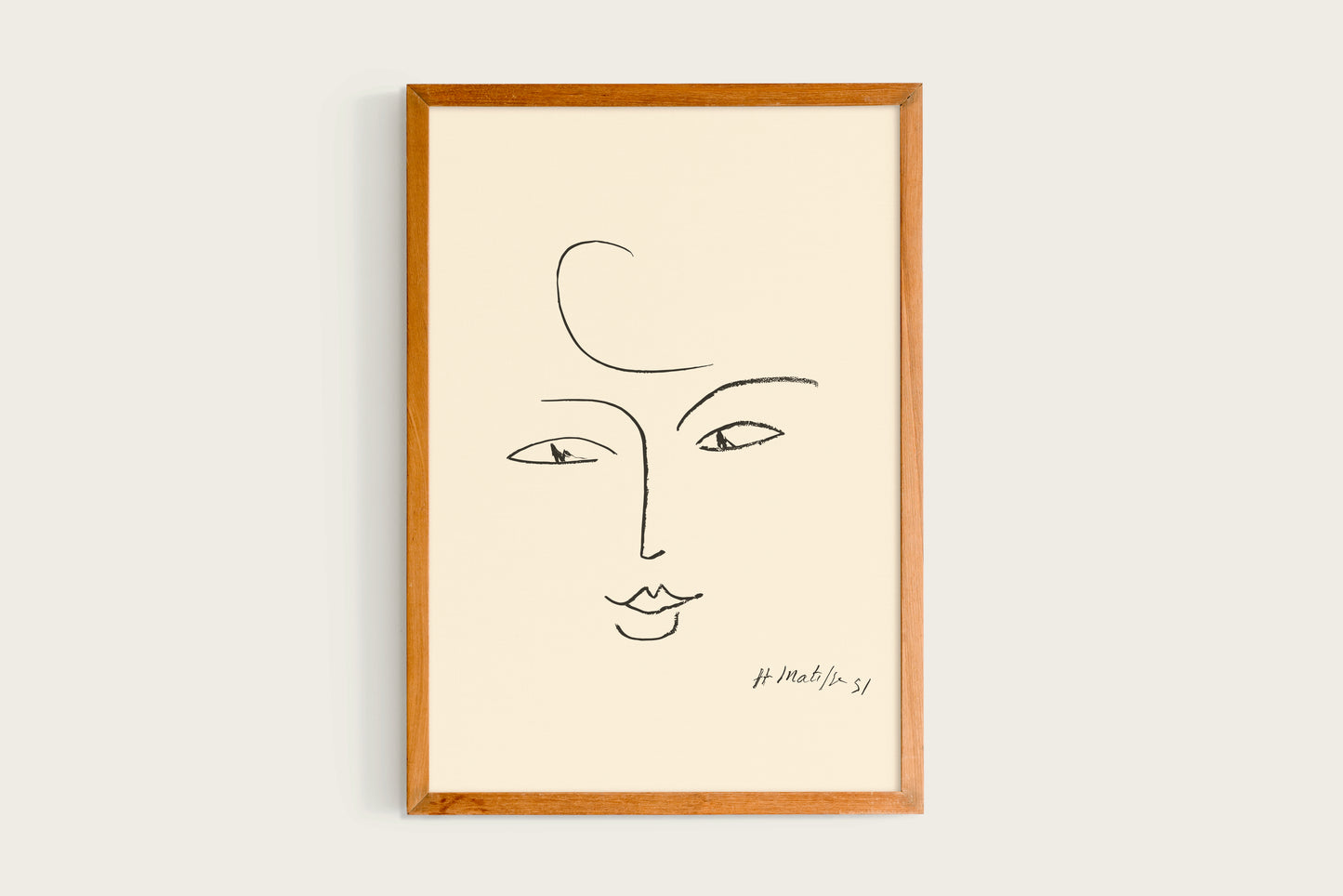 Henri Matisse, Face (Visage), 1951