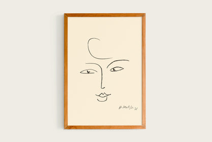 Henri Matisse, Face (Visage), 1951