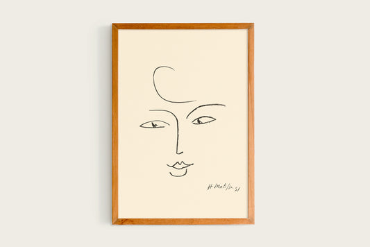 Henri Matisse, Face (Visage), 1951