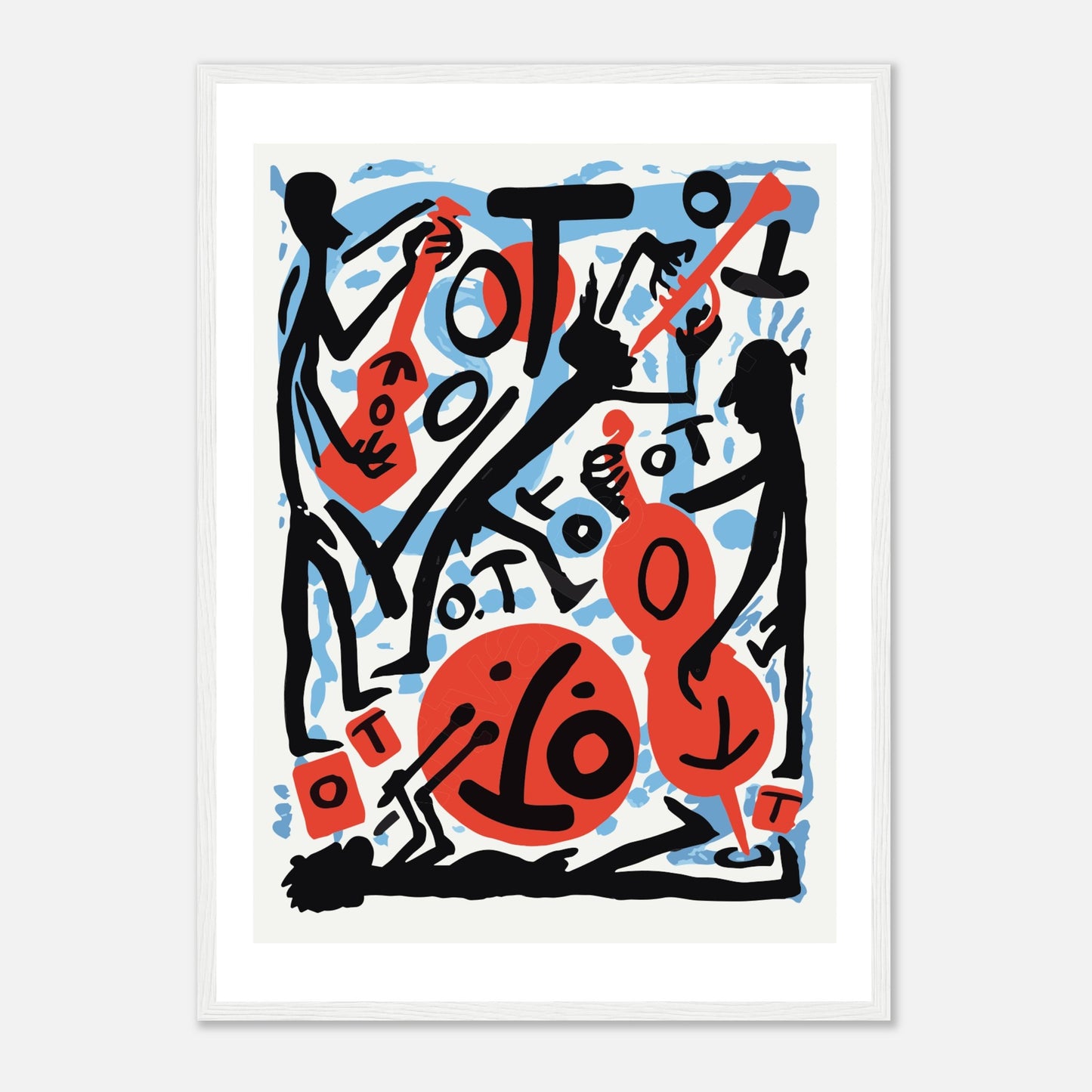 Jazz de AR Penck, 1989