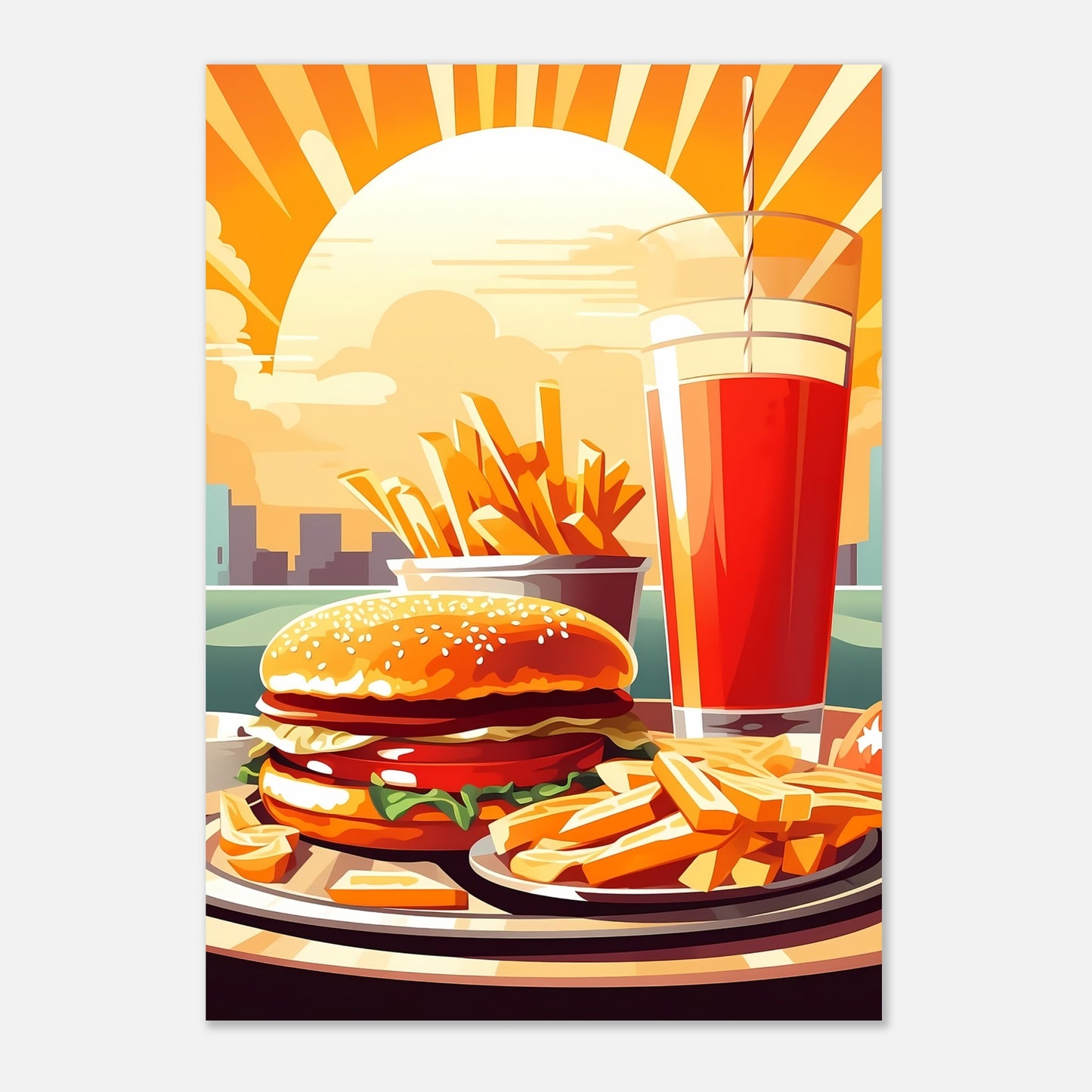 Retro-Häppchen: Cityscape Diner