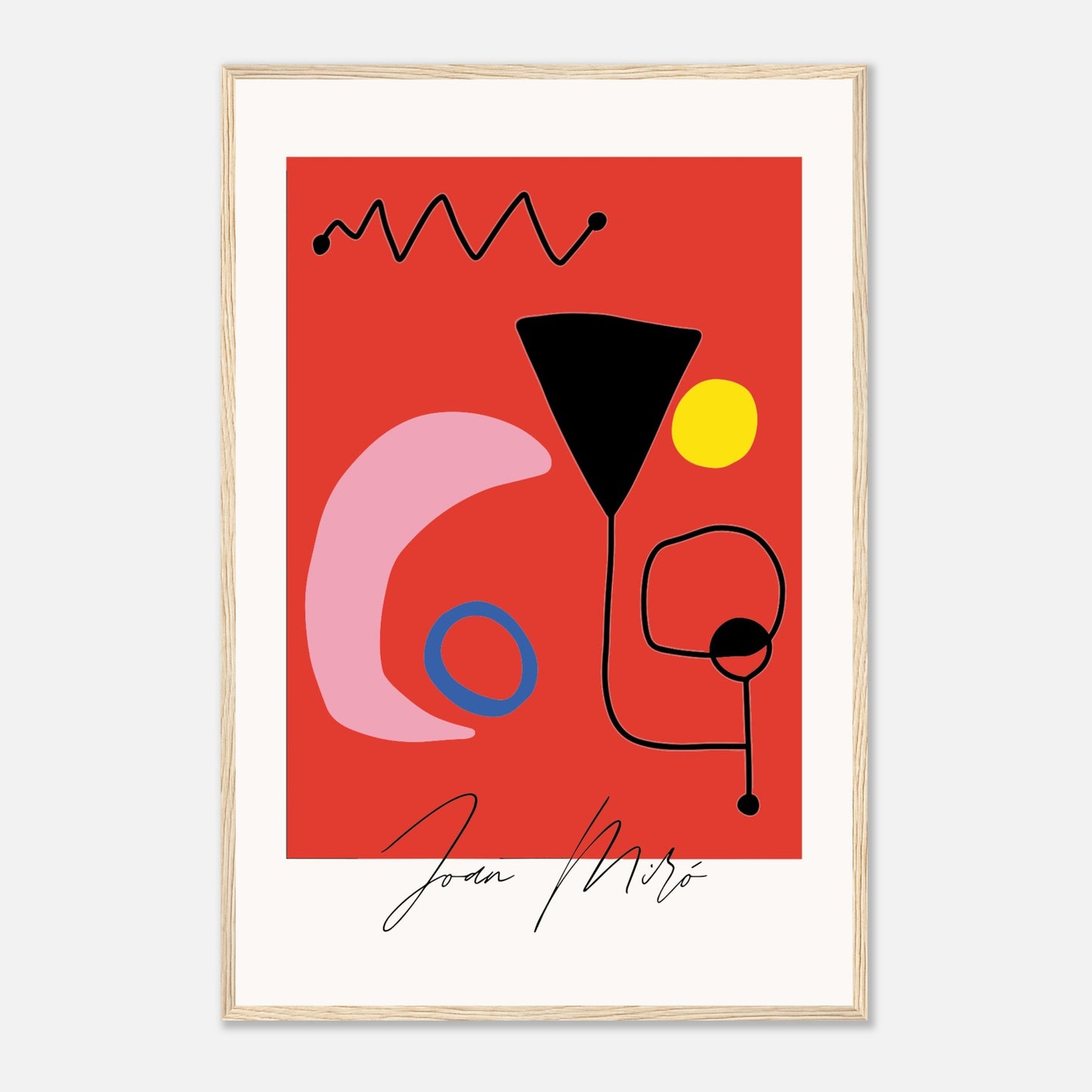 Joan Miró Kunstausstellung Minimalist VI