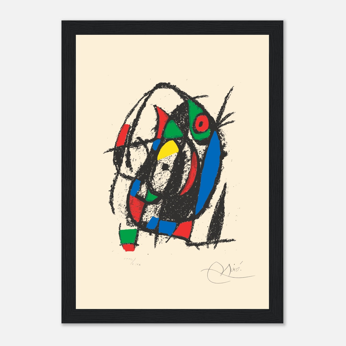 Joan Miró Plate V 1975