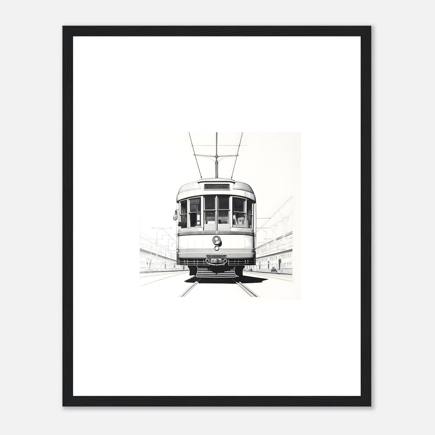 European Tram Detailed Drawing