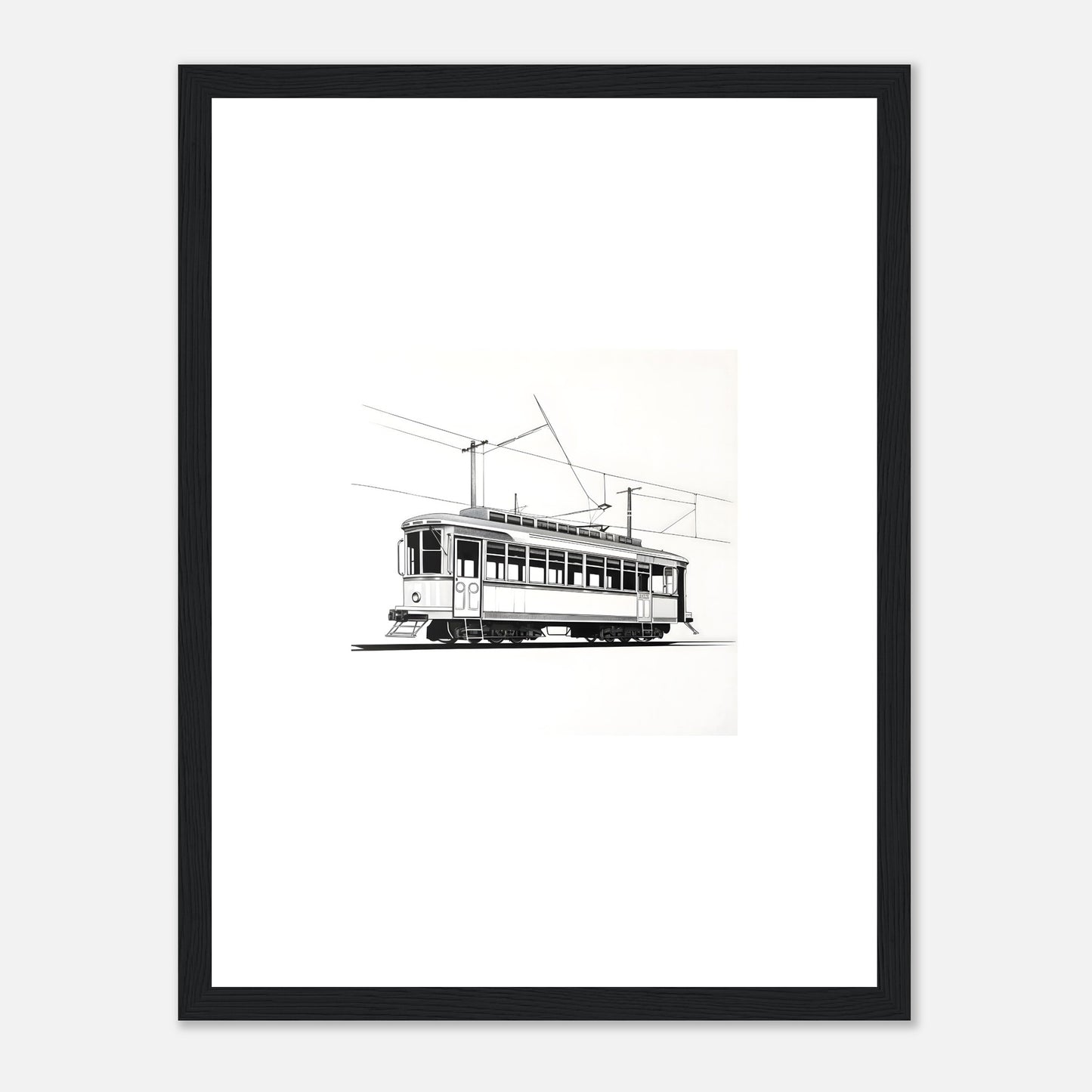 European Tram Detailed Drawing II