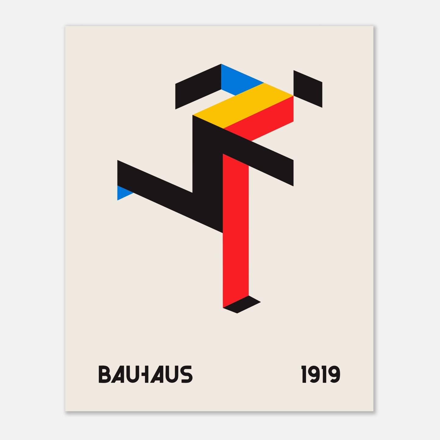 Bauhaus, L'homme qui court, 1919 