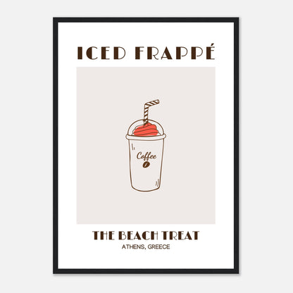 Frappé glacé : un régal au café de plage