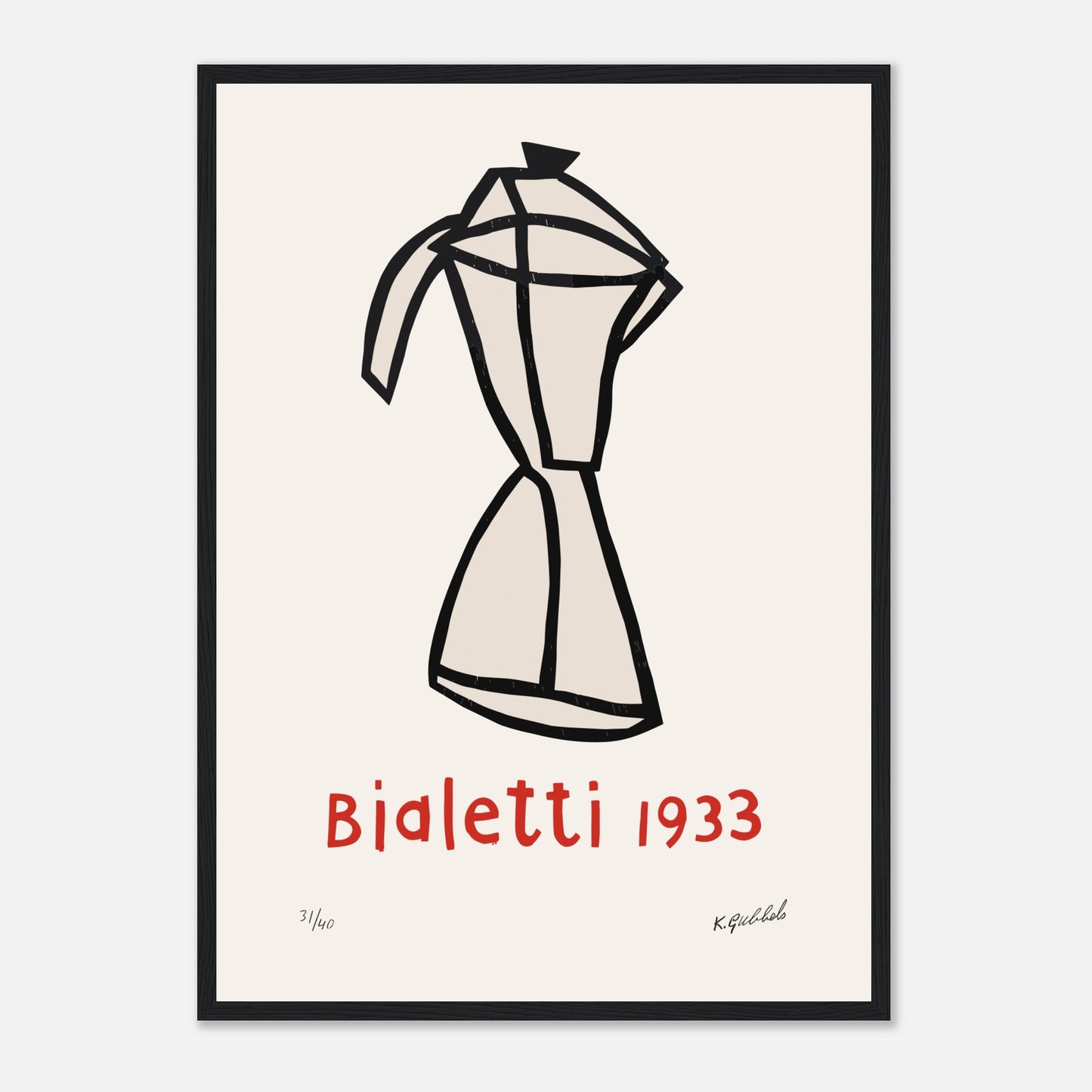 Bialetti 1933 de Klaas Gubbels, Representação Original