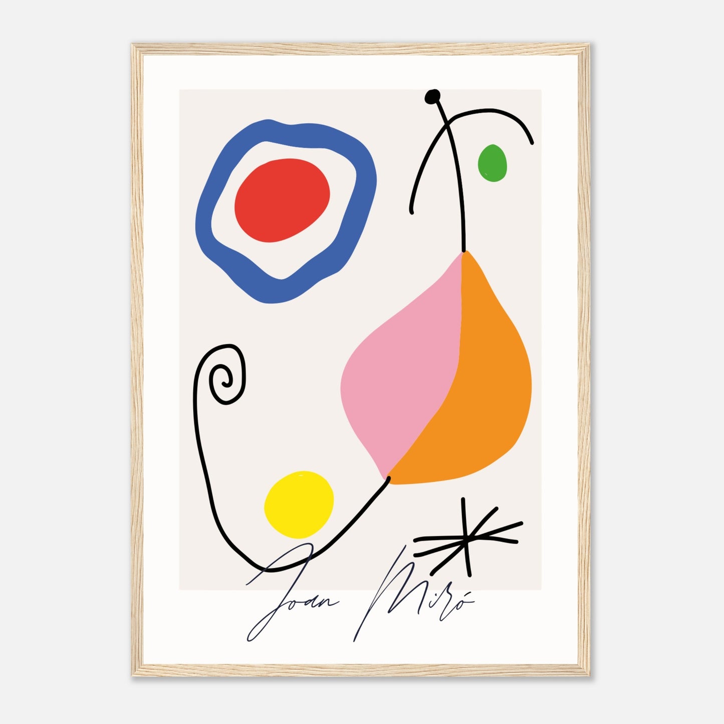 Joan Miró Kunstausstellung Minimalist III