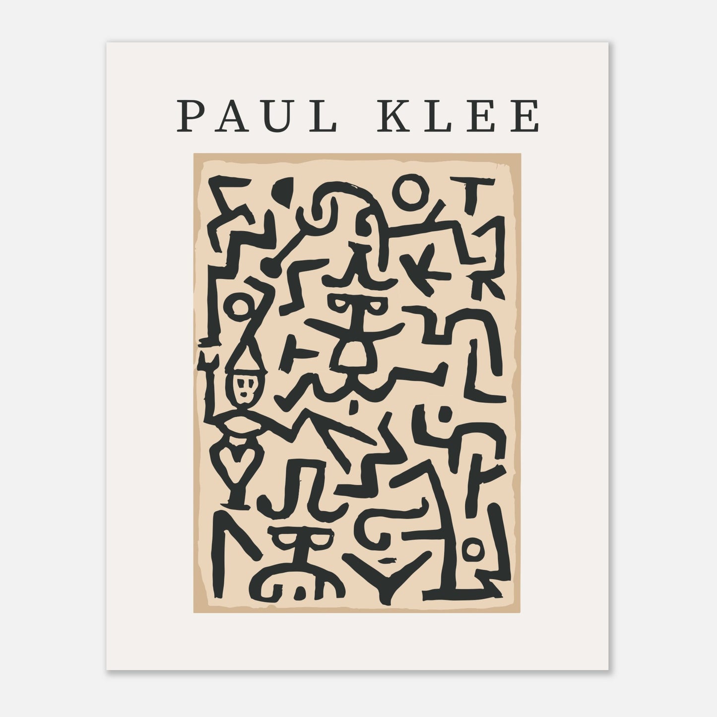 Paul Klee Comedians' Handbill