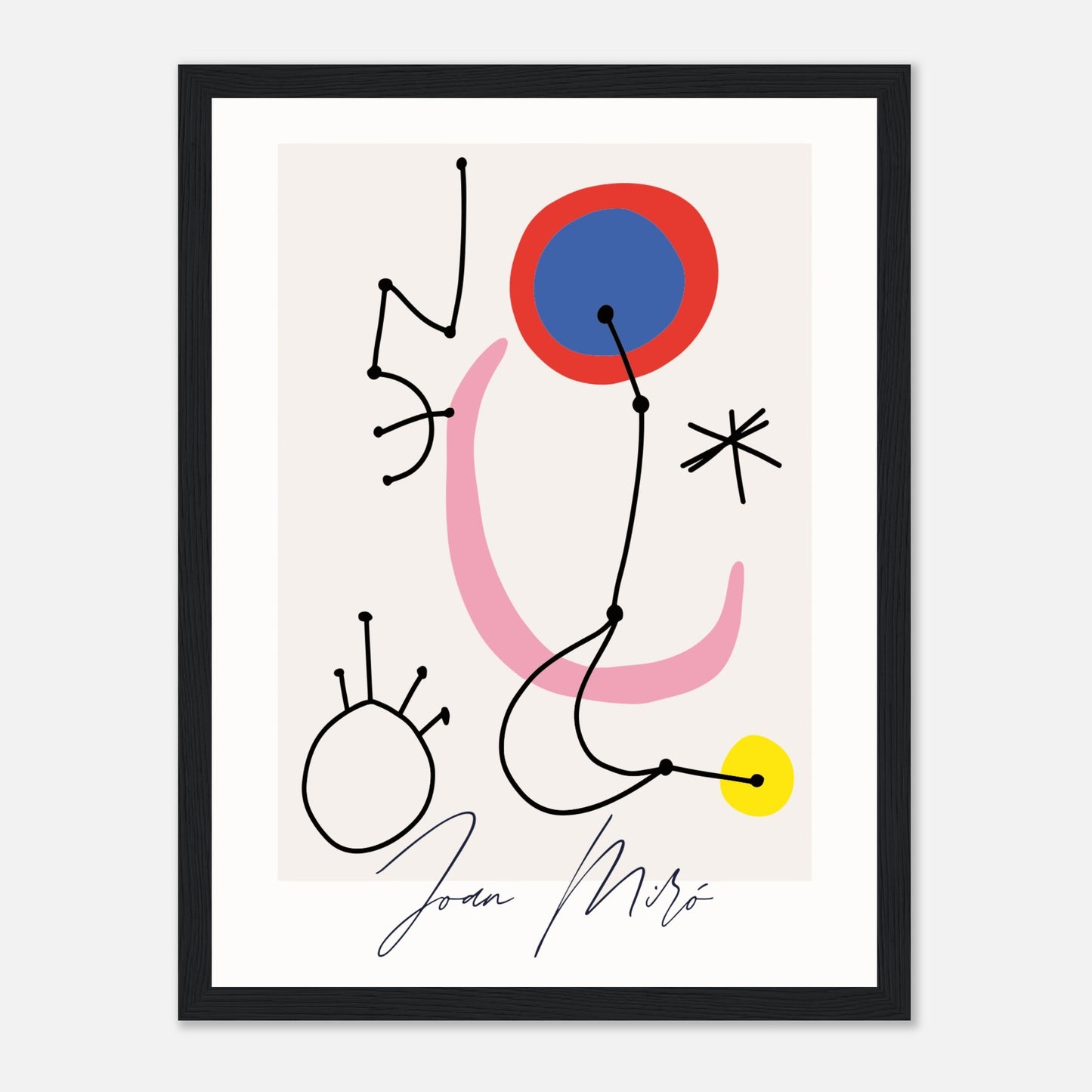 Joan Miró Kunstausstellung Minimalist V