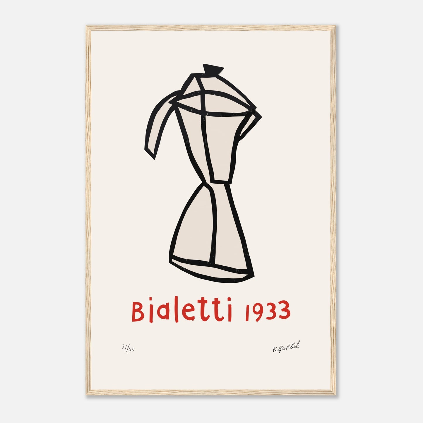 Bialetti 1933 de Klaas Gubbels, Representação Original