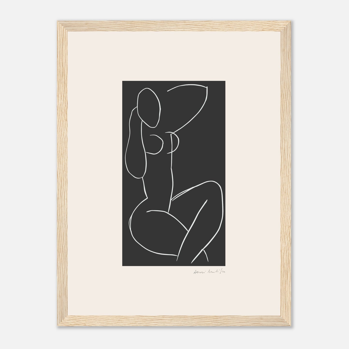 Henri Matisse Nu assis, les jambes croisées, 1995 