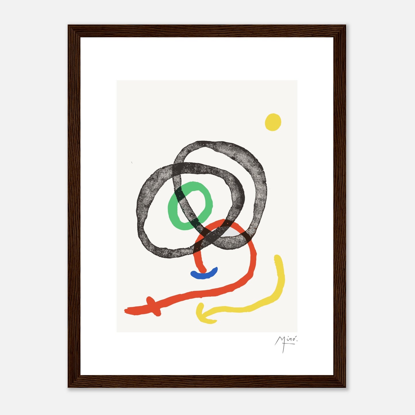 Joan Miró Swirl, 1967