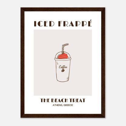 Frappé glacé : un régal au café de plage