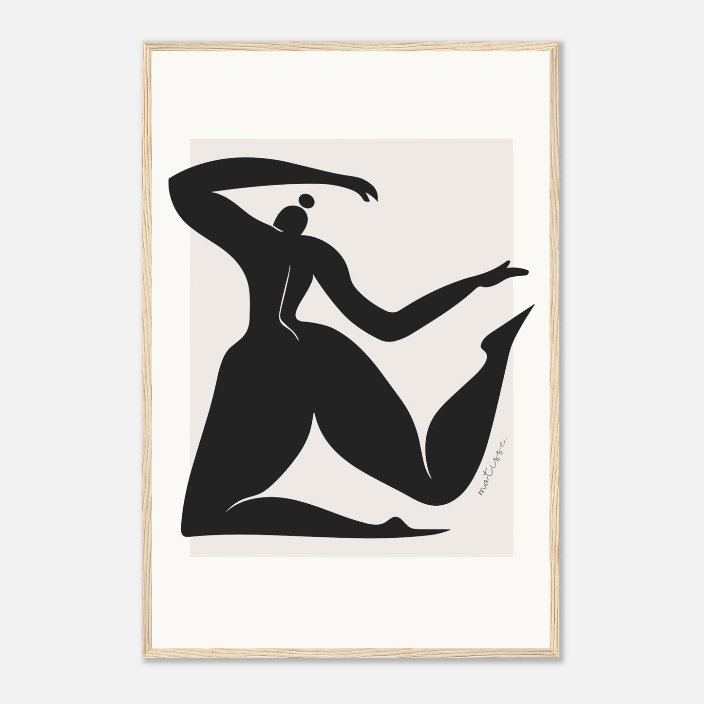 Henri Matisse Nu Noir Woman's Flight