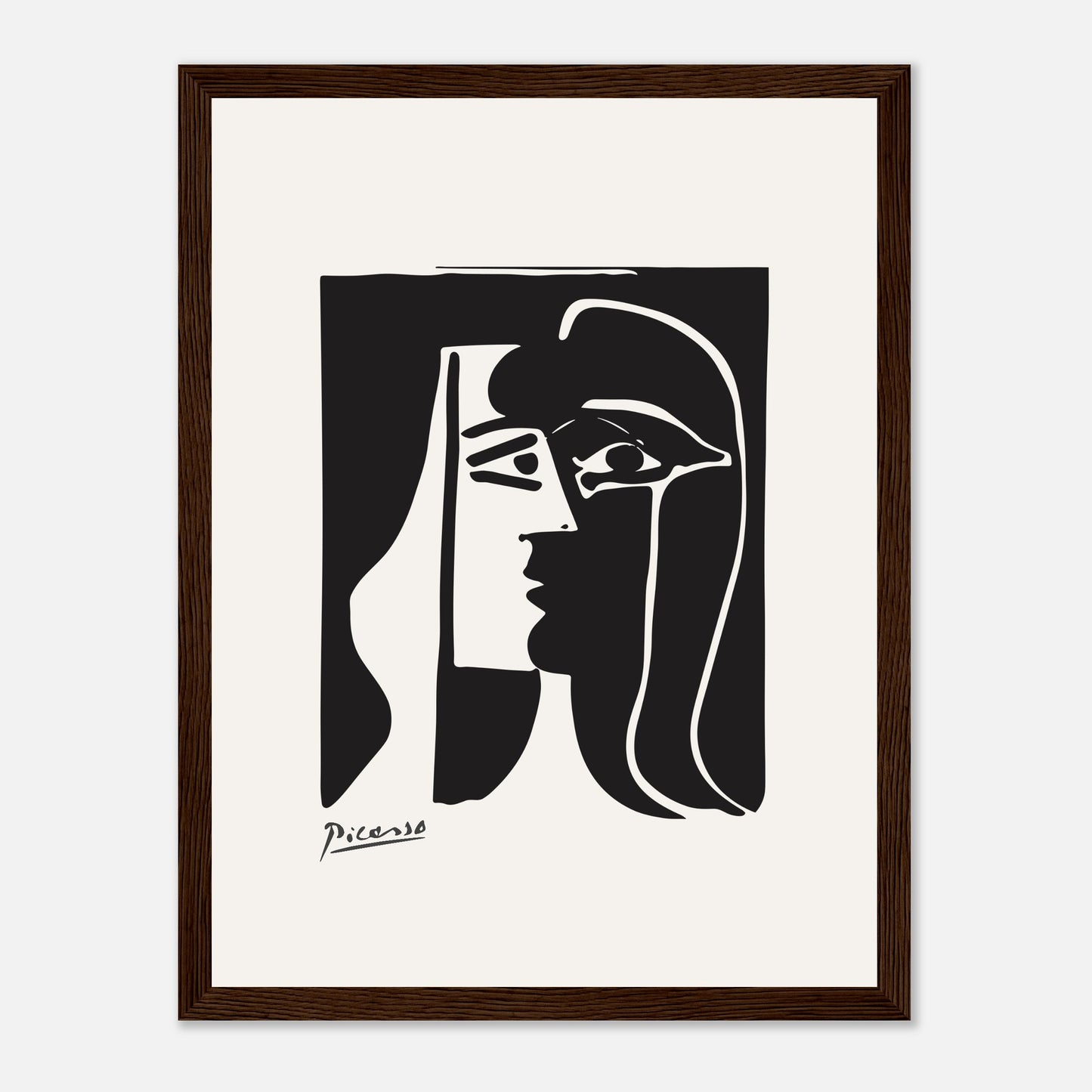 Reproduction du baiser 1979 de Picasso