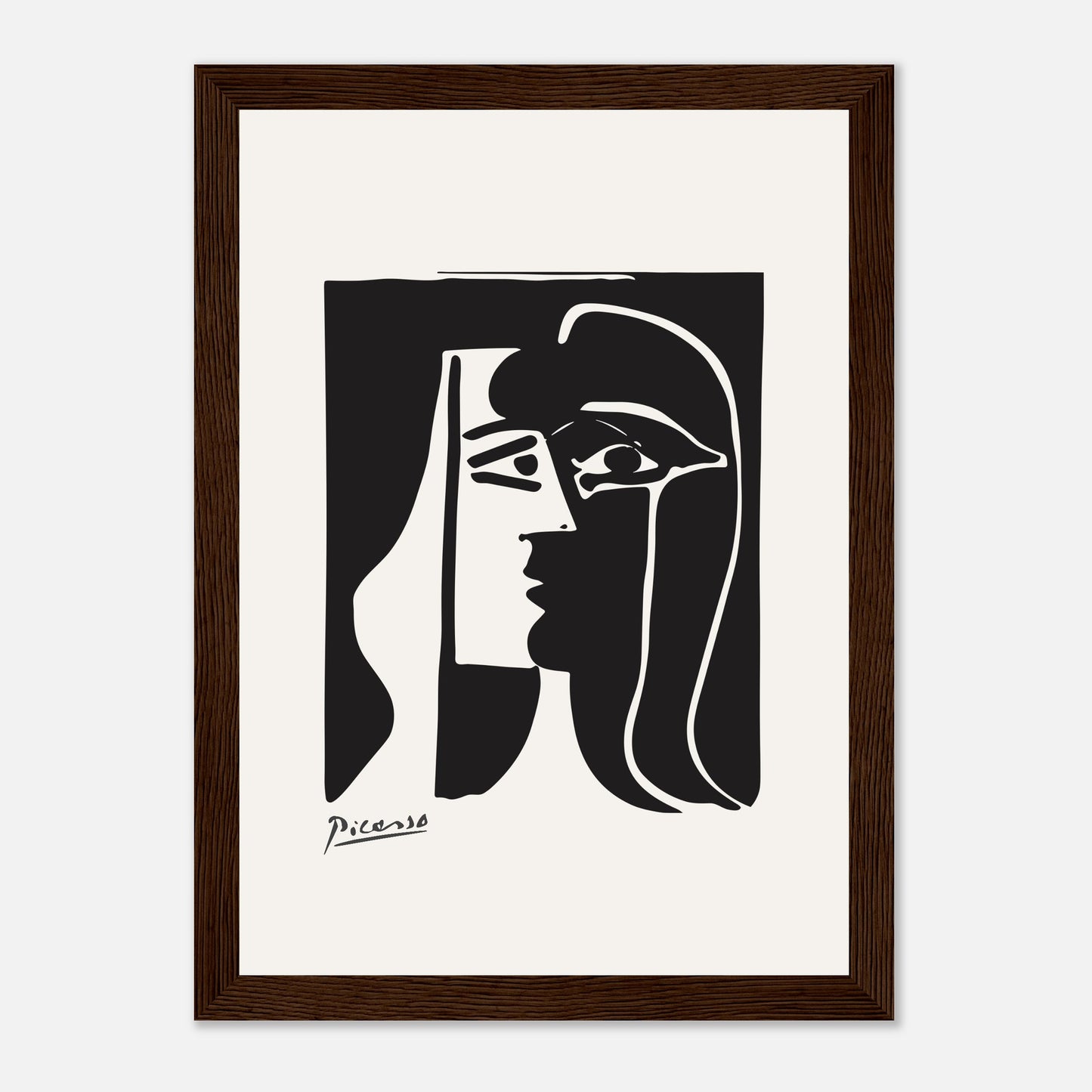 Reproduction du baiser 1979 de Picasso