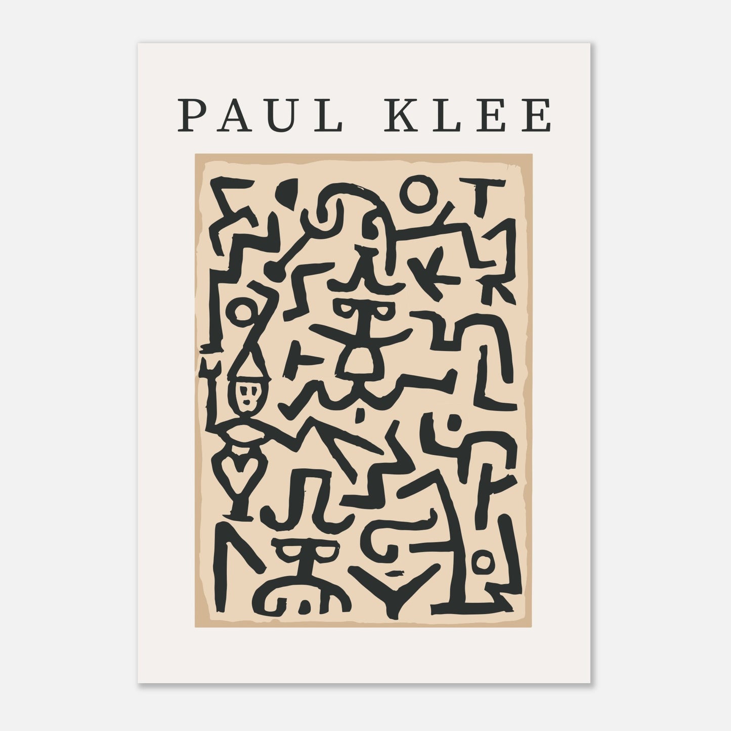 Prospectus des comédiens de Paul Klee 