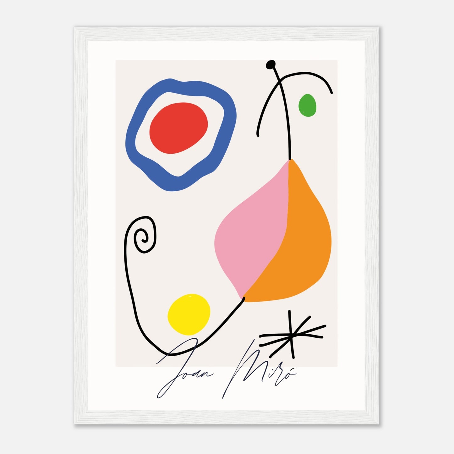 Joan Miró Kunstausstellung Minimalist III