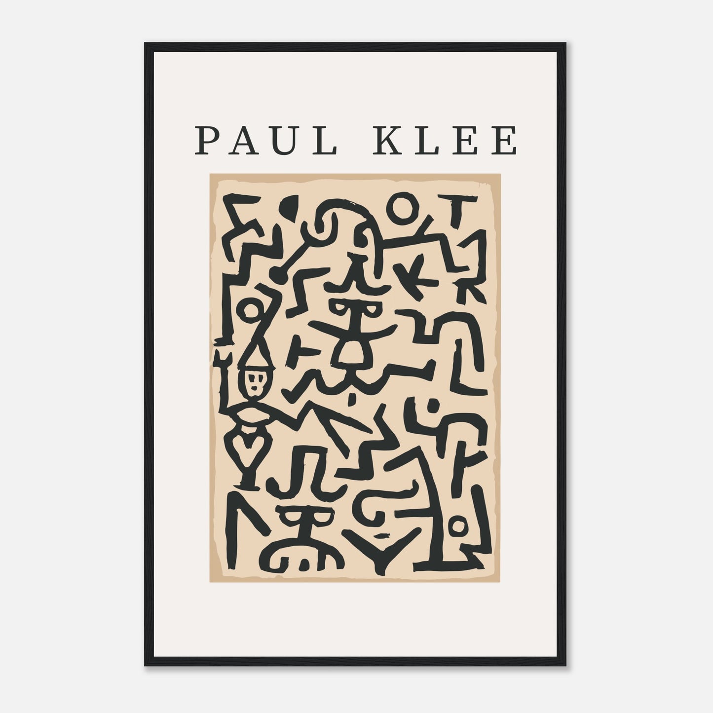 Prospectus des comédiens de Paul Klee 