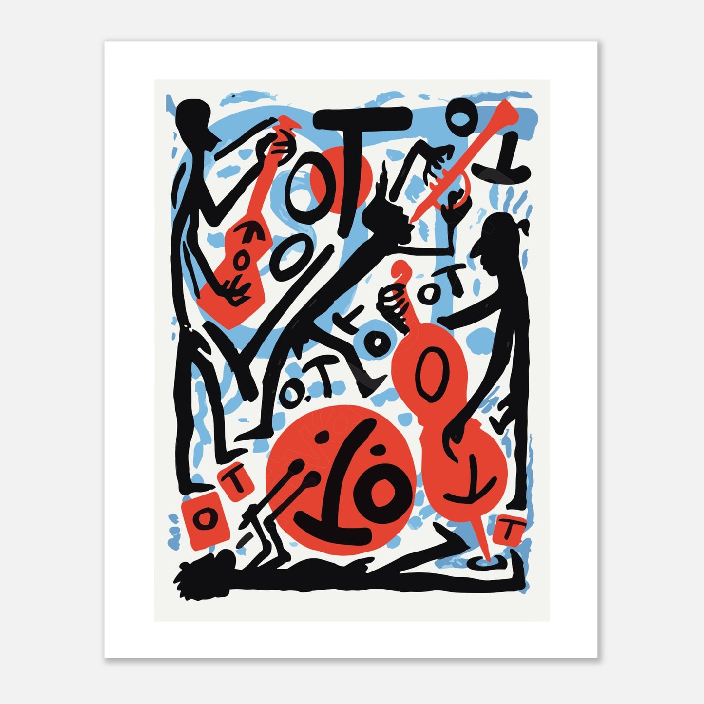 Jazz de AR Penck, 1989