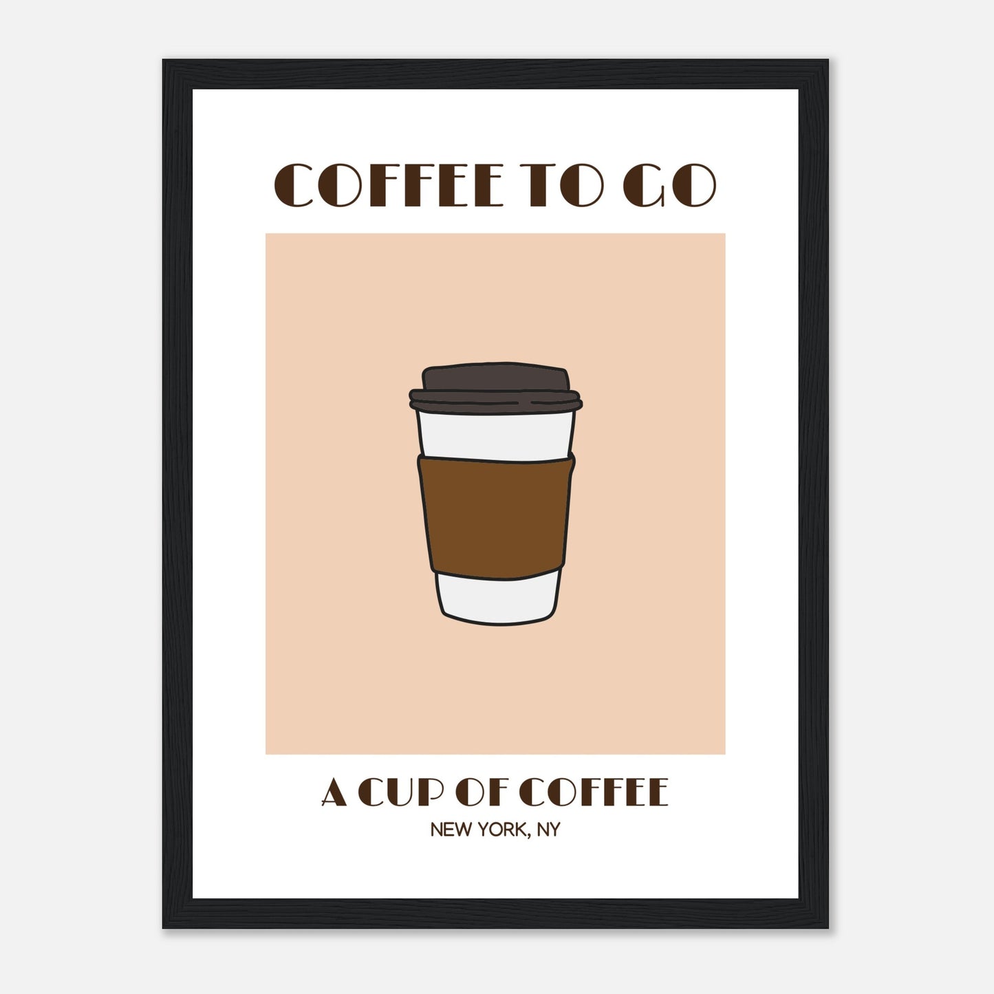 Coffee to go: Eine Tasse Kaffee