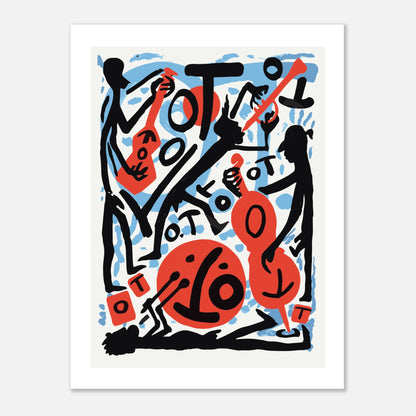 Le Jazz d'AR Penck, 1989