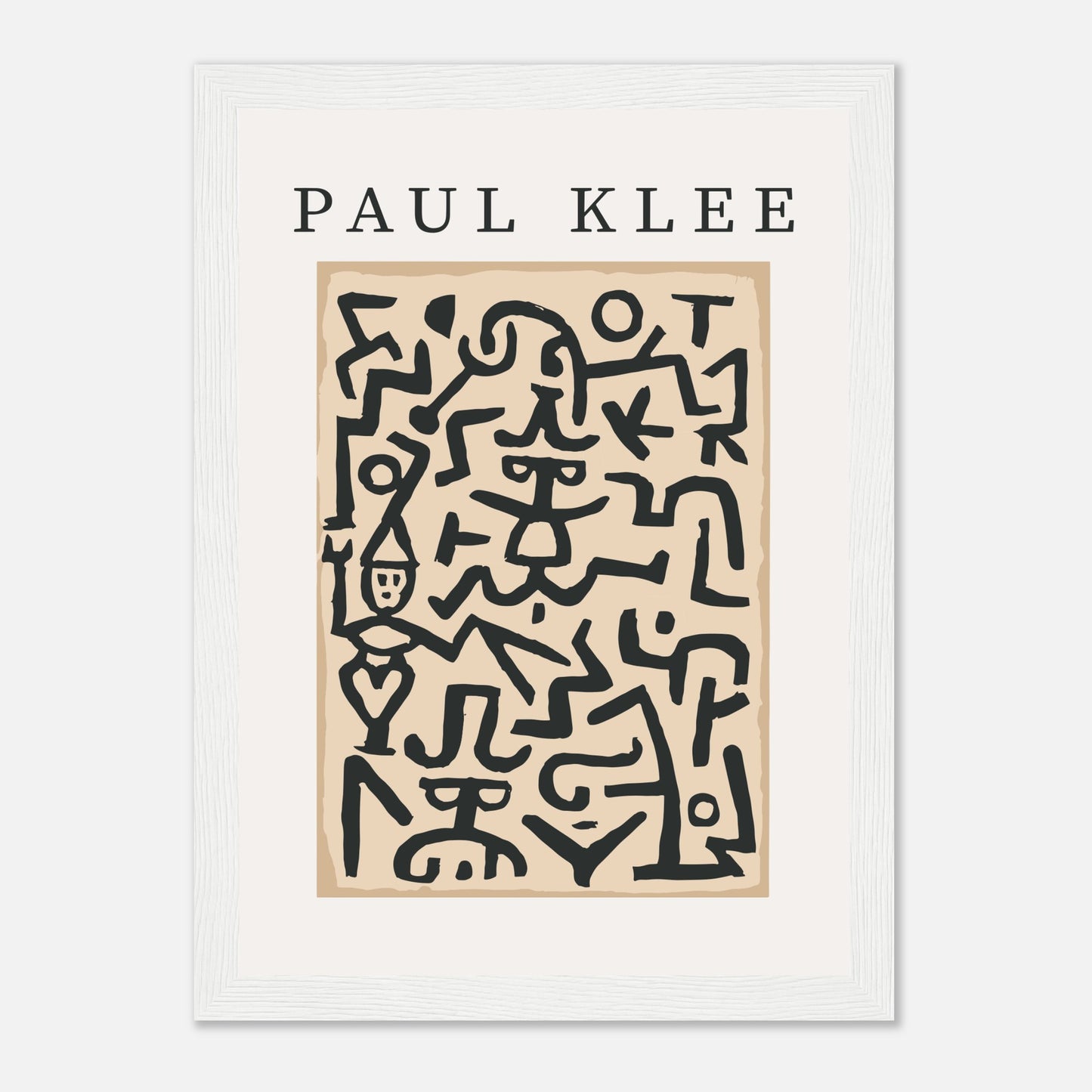 Prospectus des comédiens de Paul Klee 