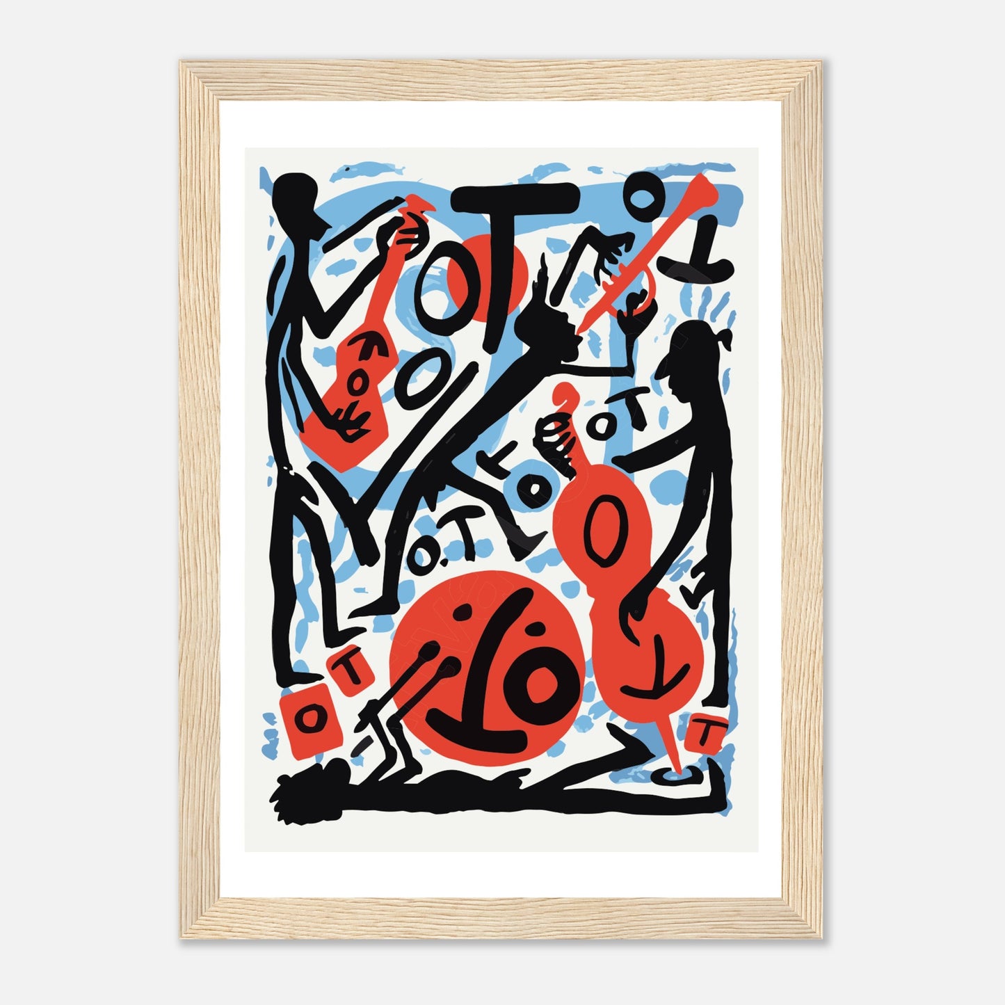 Le Jazz d'AR Penck, 1989