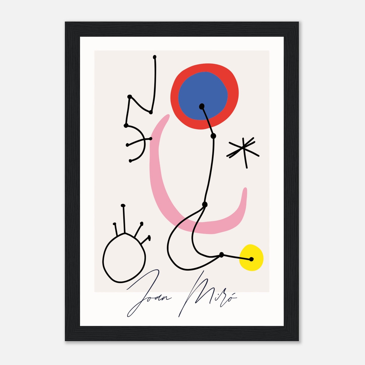 Joan Miró Kunstausstellung Minimalist V