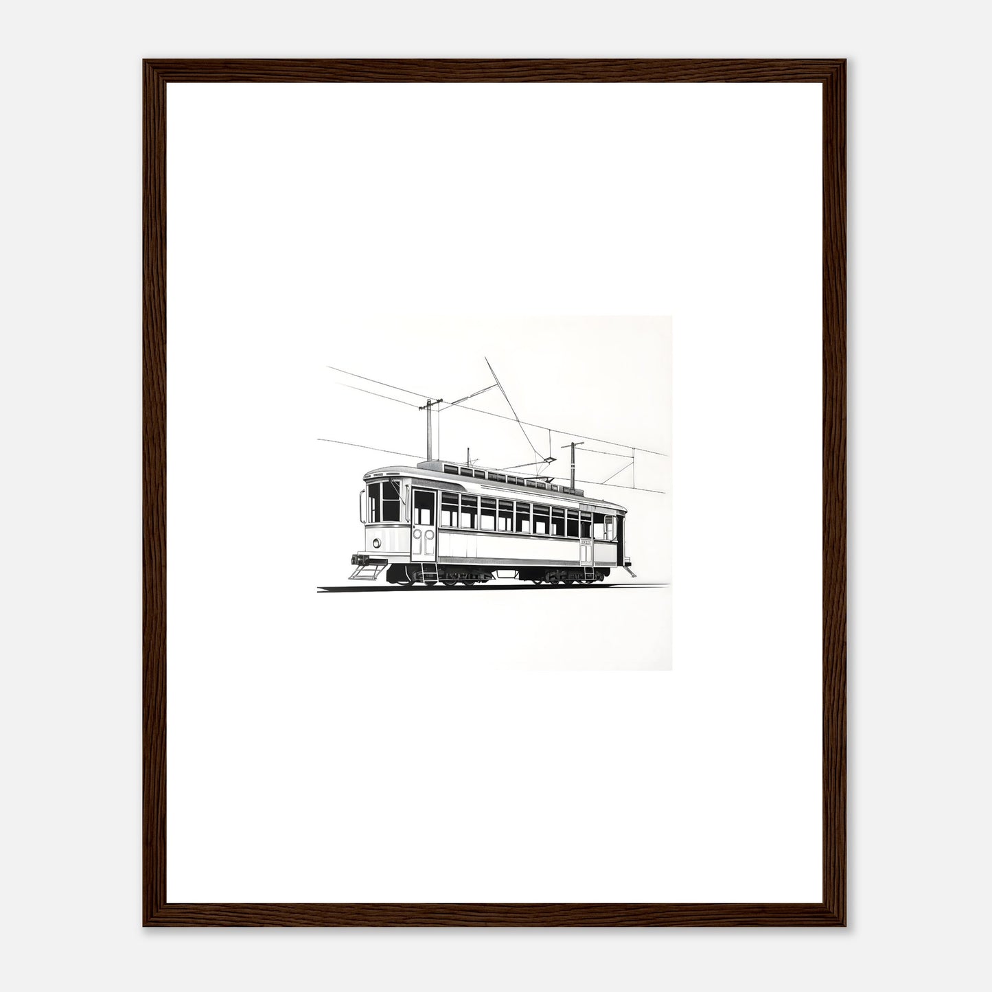 European Tram Detailed Drawing II