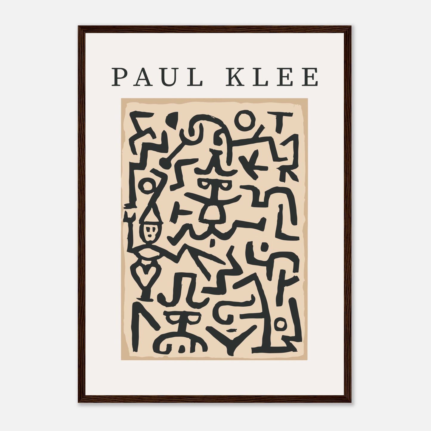 Paul Klee Komiker-Flugblatt 