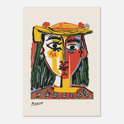 Pablo Picasso Portrait d'une femme au chapeau 1962