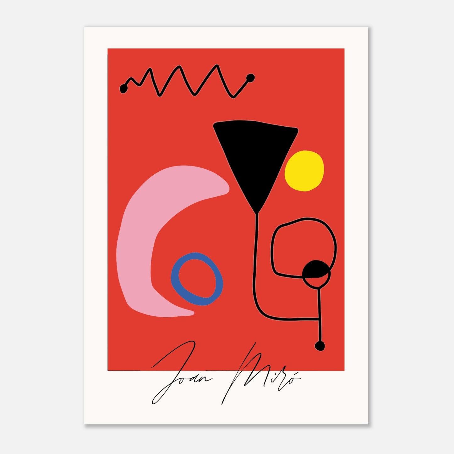 Joan Miró Kunstausstellung Minimalist VI