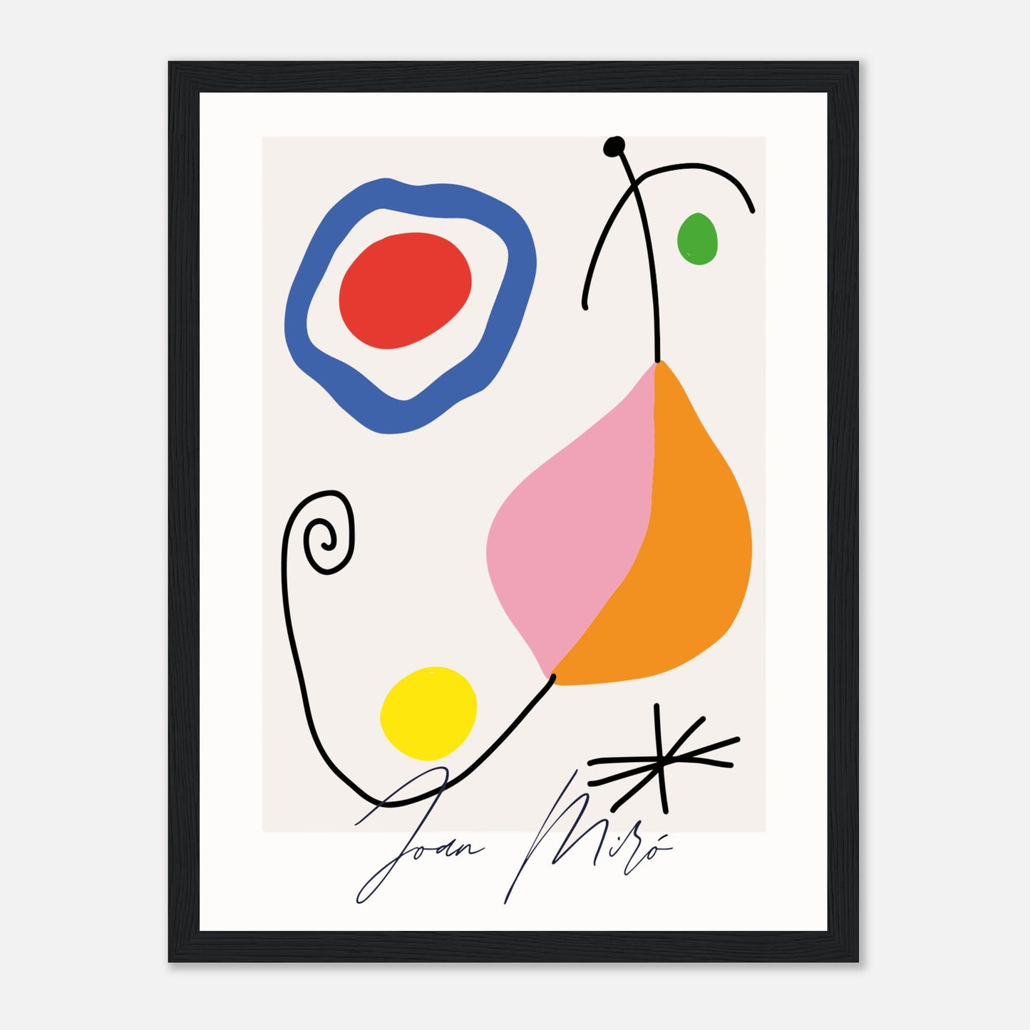 Joan Miró Kunstausstellung Minimalist III