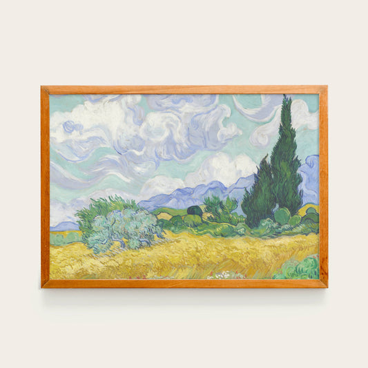 Vincent Van Gogh, Wheatfield with Cypresses, 1889