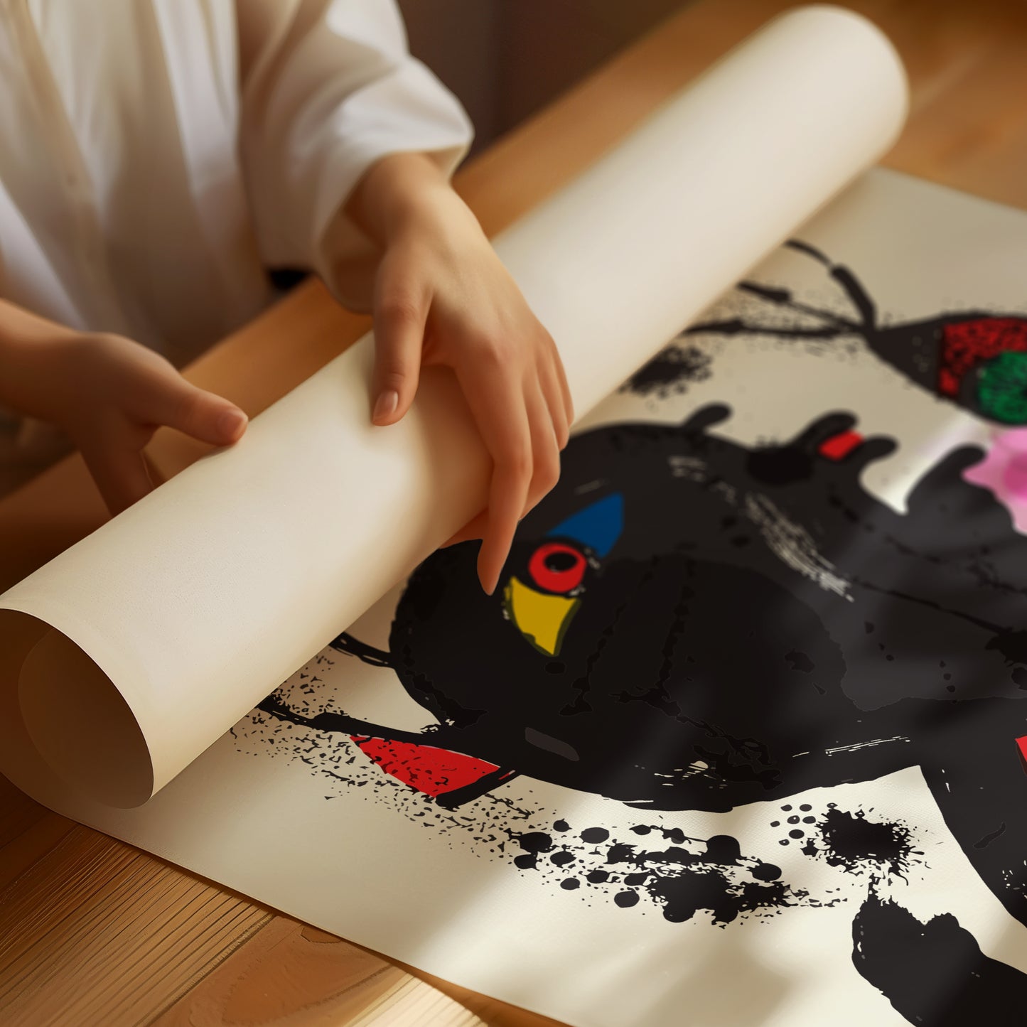 Joan Miró, Lithographien III Tafel 6, 1977