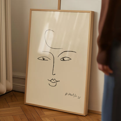 Henri Matisse, Face (Visage), 1951