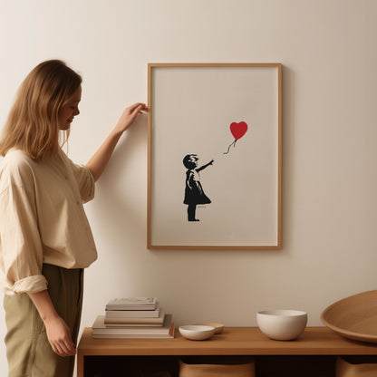 Banksy, Fille au ballon, 2004