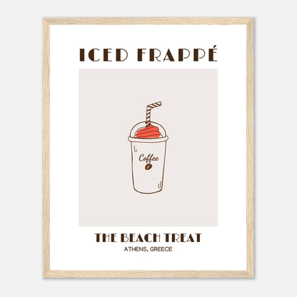 Iced Frappé: Ein Strandkaffee-Genuss