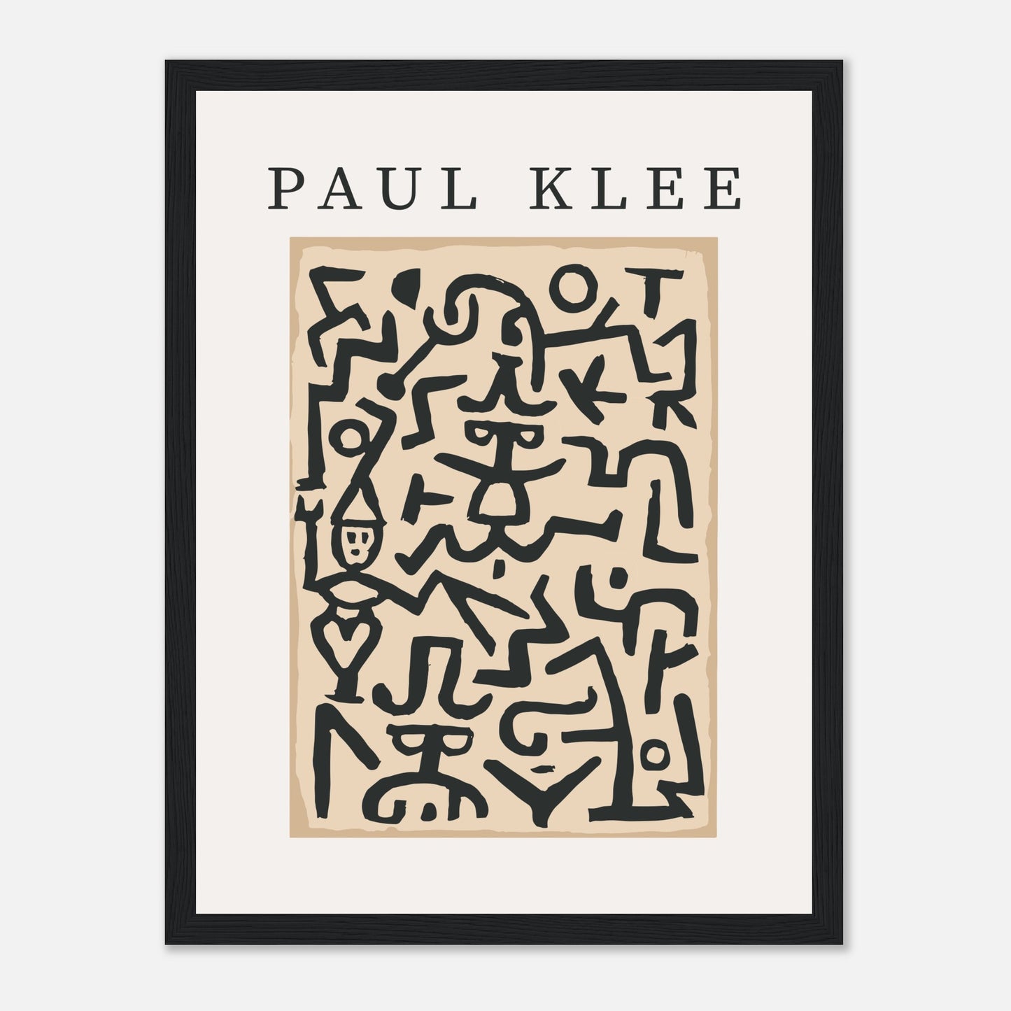 Paul Klee Komiker-Flugblatt 