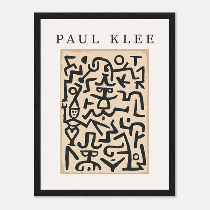 Prospectus des comédiens de Paul Klee 